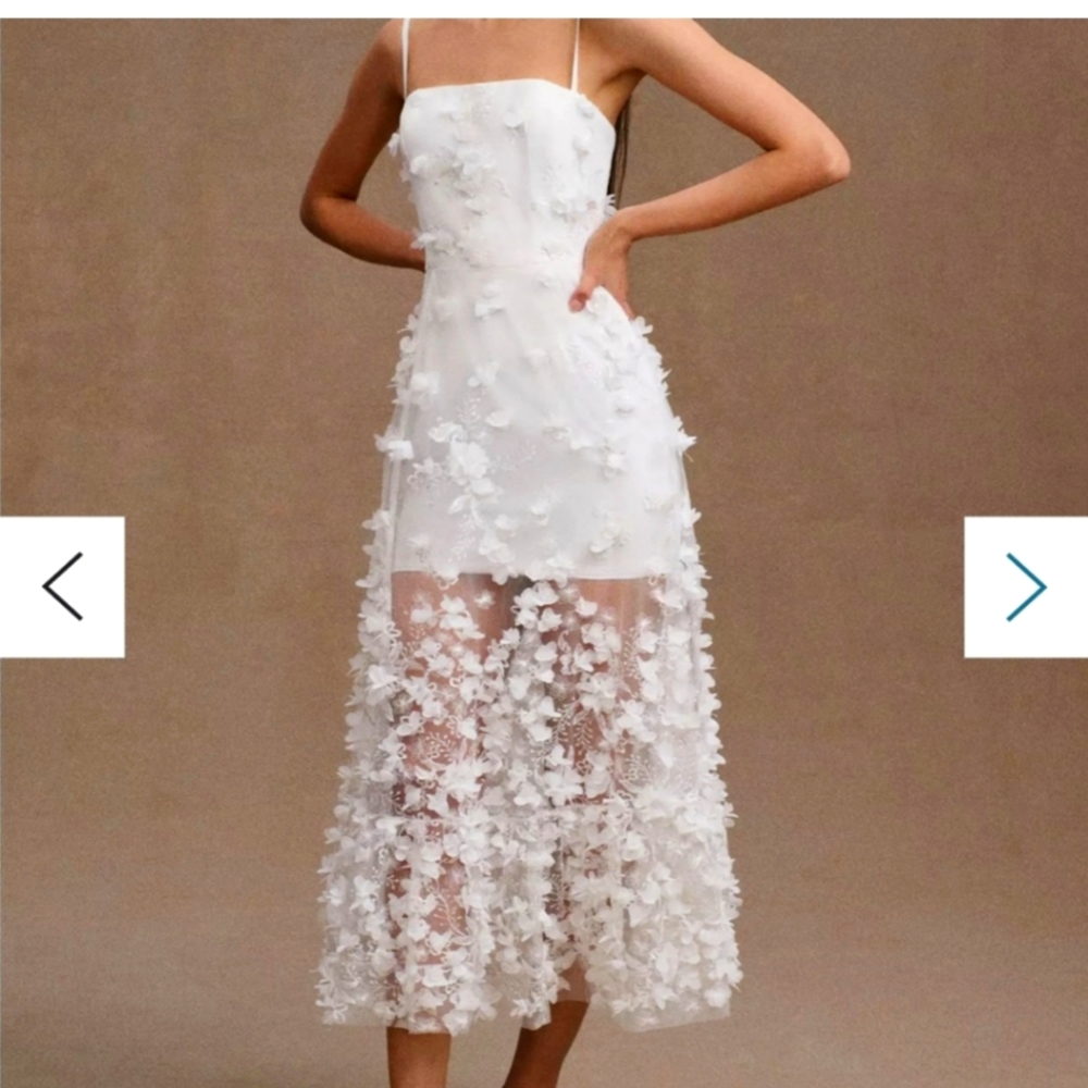 Helsi Anthropologie bridal dress